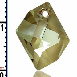 施華洛世奇Swarovski水晶元素, 奧地利進口  14mm 金香檳色奇異型寶石 2顆裝 第2張的照片