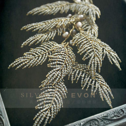 《Evon's》葉型羽毛髮飾 第2張的照片