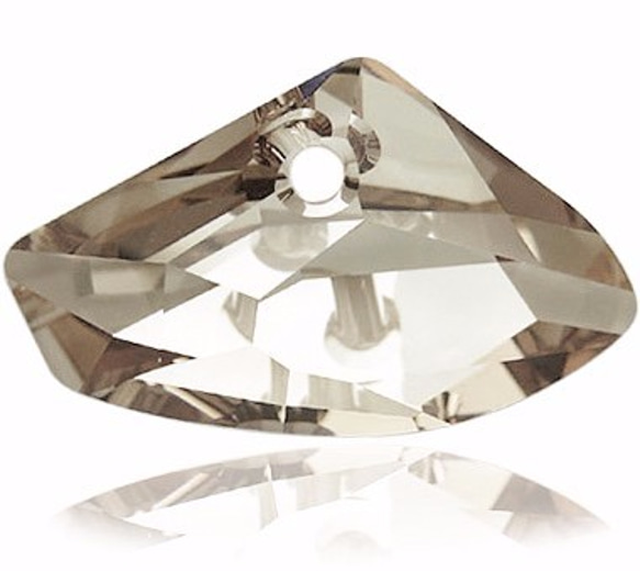 施華洛世奇Swarovski水晶元素,奧地利進口  橫元寶 39mm 銀香檳 單顆裝 第1張的照片