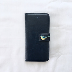 【送料無料】森の小鳥iPhone6/6s手帳型スマホケース 3枚目の画像
