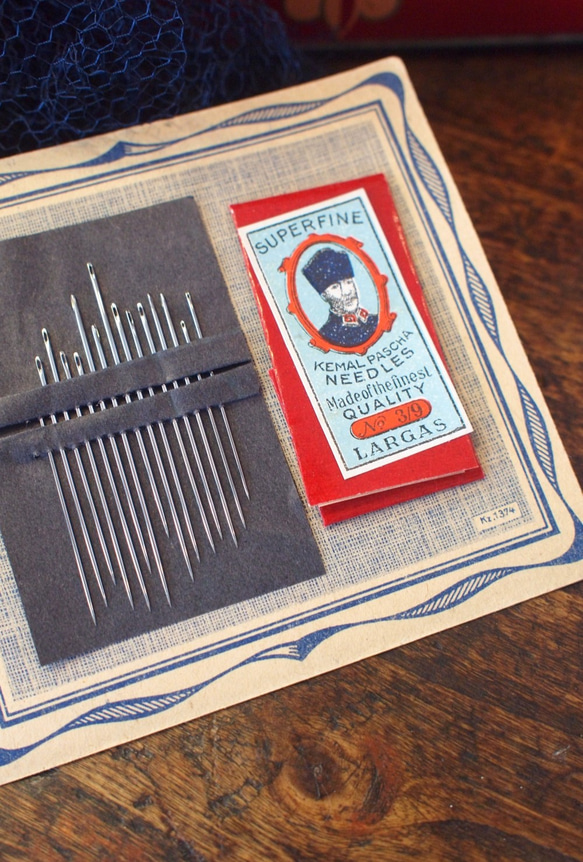 30年代アンティークの縫い針セット 3枚目の画像