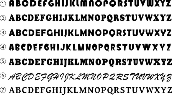 表札プレート　アクリル２層板 3枚目の画像