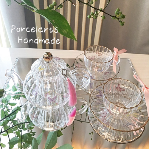 150セット↑売れてます♡再再再販♡ポーセラーツ ガラス
