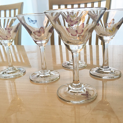 エッチング動物デザイン カクテルグラス エッチング動物デザイン カクテルグラス エッチング動物デザイン