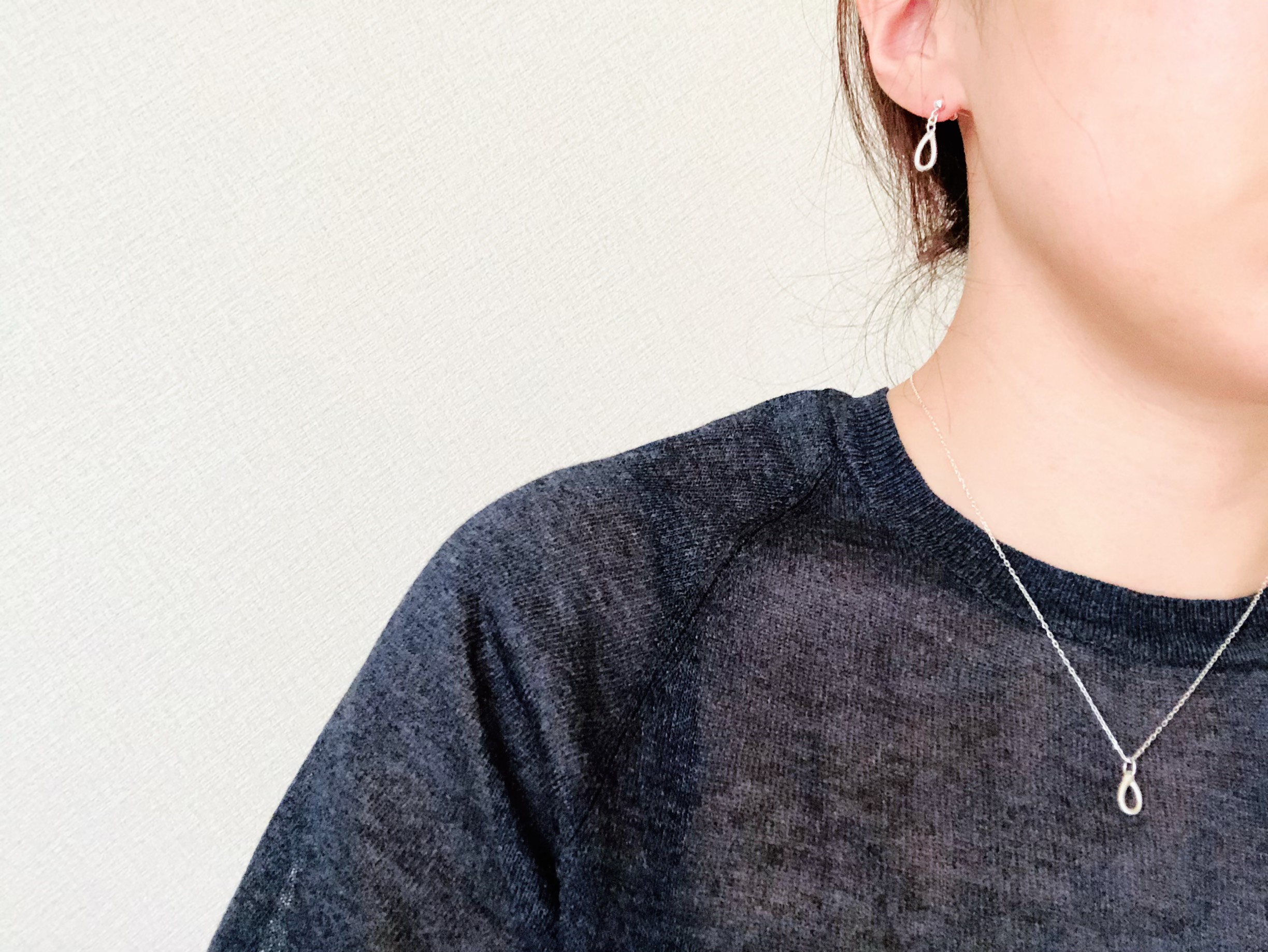 Creema限定 新春福袋/ちいさな、しずくイヤーアクセサリー＆ネックレスセット