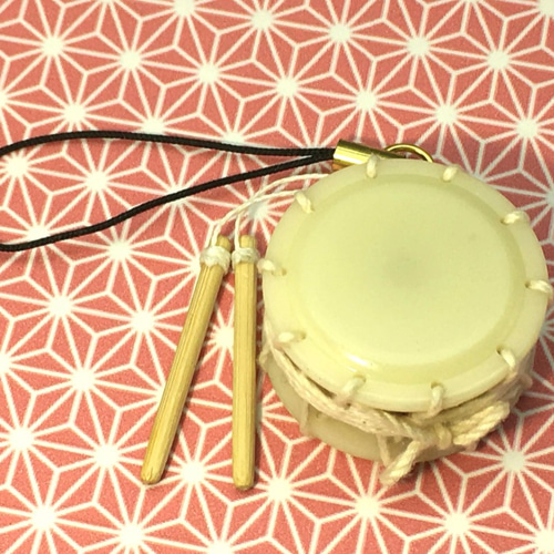 締太鼓　紐 締太鼓 二丁掛紐締 5寸胴木目材 | 宮本卯之助商店