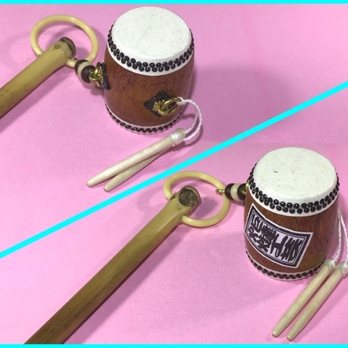 ミニチュア長胴太鼓(宮太鼓)　サイズ確認用 ミニ太鼓 | 中島屋太鼓店