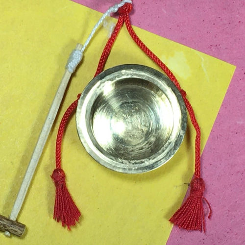 0.7寸 当り鉦(チャンチキ)ストラップ【受注製作】《第4販》 楽器