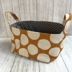 ハンドメイド☆布バスケット&ポーチ 簡単布バスケット作り方 布小物入れ DIY sewing tutorial Fabric