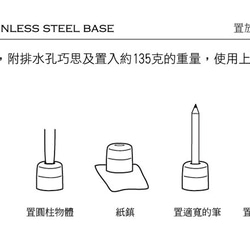 不鏽鋼底座 可重複使用 消毒 減少黴菌附著 第4張的照片