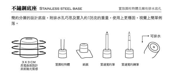 不鏽鋼底座 可重複使用 消毒 減少黴菌附著 第4張的照片