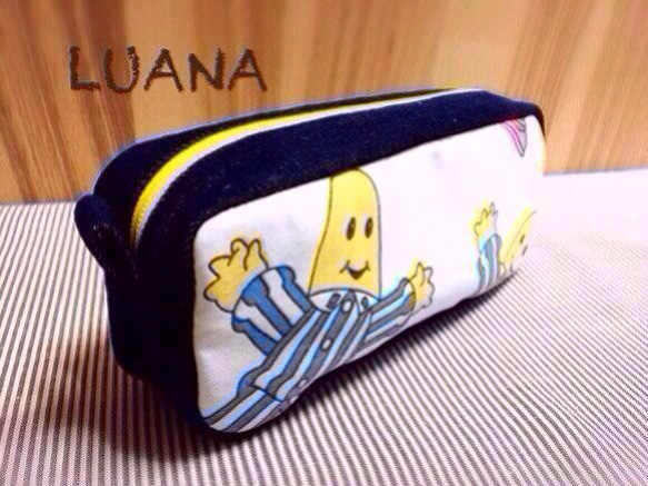 パジャマとポーチ ふわふわキャラクターのパジャマとポーチ ふわふわ