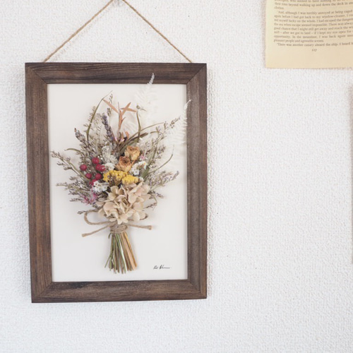 Dry flower bouquet frame #3 ブーケフレーム フレームブーケ