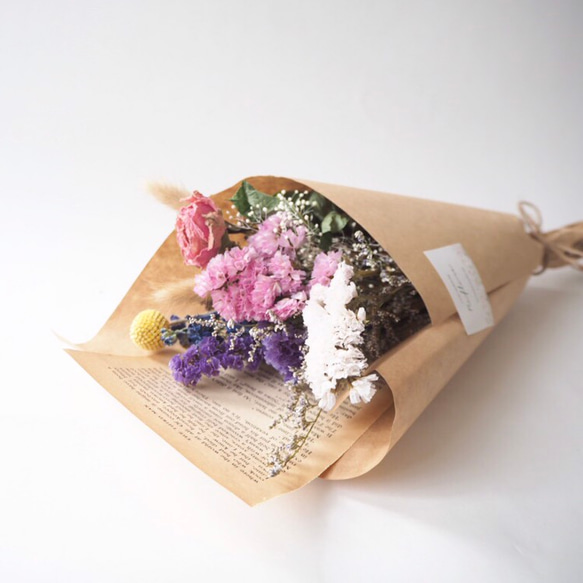 ✳︎再販開始✳︎Botanical dry flower kit✳︎洋書ペーパーのおまけ付き✳︎ 4枚目の画像