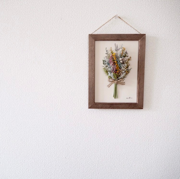 ✳︎New!✳︎Botanical bouquet frame#12✳︎洋書ペーパー1枚おまけ付き✳︎ 4枚目の画像