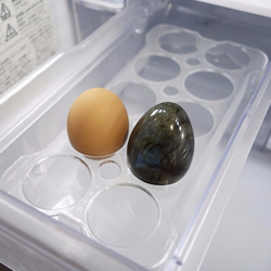 ラブラドライトの卵（エッグ）置物 4枚目の画像