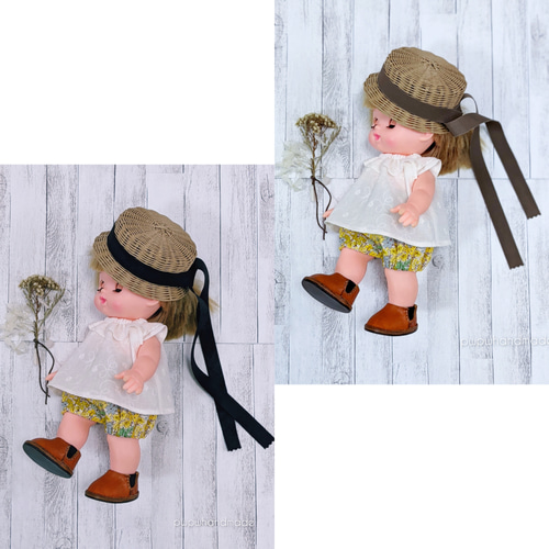 オーダーストップ中※ソランちゃん・レミンちゃんカンカン帽子