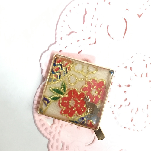 ฅ❤️ レジン 猫 桜 チャーム ハート ポニーフック 根付け
