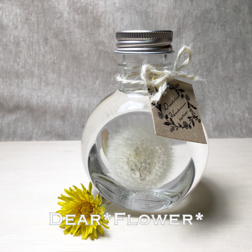 たんぽぽ綿毛のハーバリウム その他インテリア雑貨 Dear*Flower* 通販
