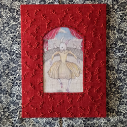 akkobysakkoの刺繍絵　バレエの発表会 1枚目の画像