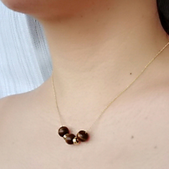 k16gp  春風wood necklace 4枚目の画像