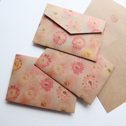 ドライフラワーのミニレターセット 4枚目の画像