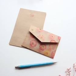 ドライフラワーのミニレターセット 6枚目の画像