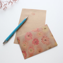 ドライフラワーのミニレターセット 7枚目の画像