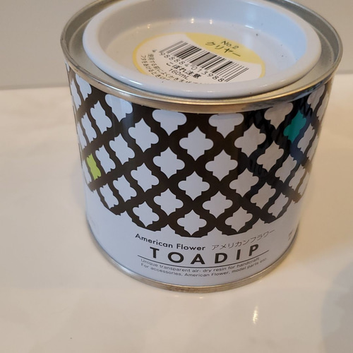 アメリカンフラワー材料ディップ液(合成樹脂液）クリヤー（160ml）1