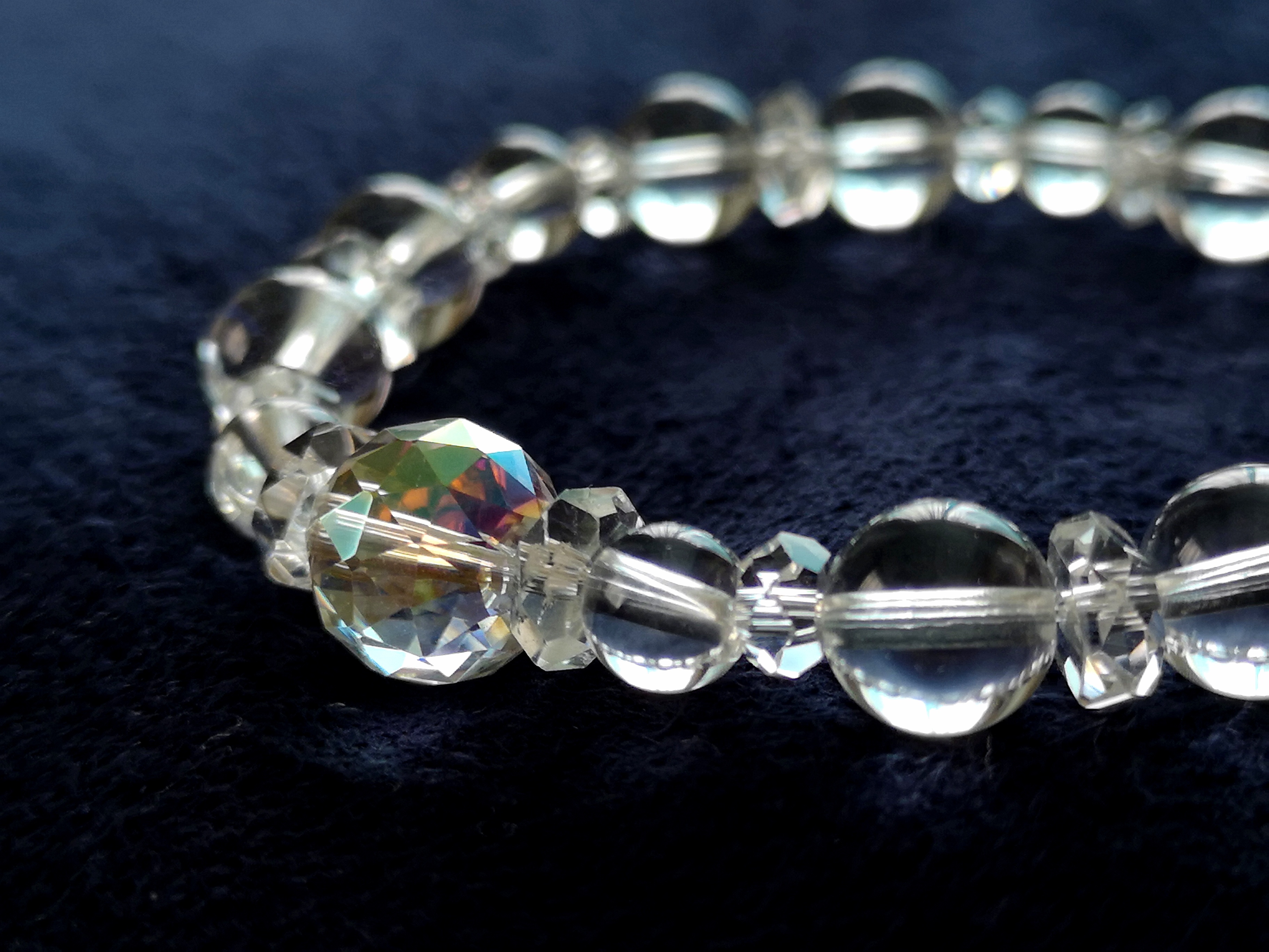 純化 ～ オーロラクリスタルクォーツのブレスレット