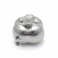 純銀 事事如意香插 Persimmon-shaped silver incense plug 第2張的照片