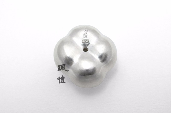 純銀 事事如意香插 Persimmon-shaped silver incense plug 第3張的照片