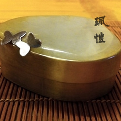 純銀 蝴蝶香盒 Silver incense container 第2張的照片