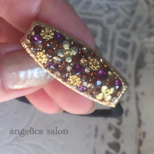 大人可愛いスワロフスキークリスタル髪ゴム/ヘアアクセサリー/ お誕生