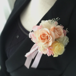 入園入学オーダー受け付けアイボリー花