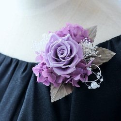 卒業式コサージュ フォーマル枯れないお花プリザーブドフラワー