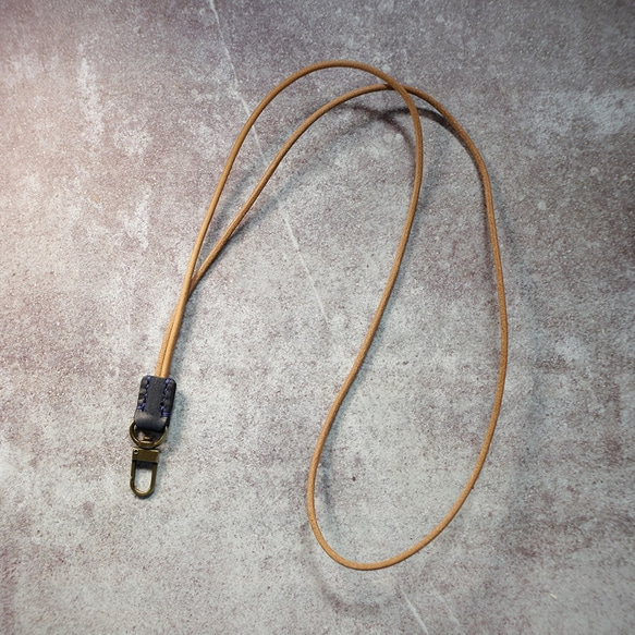 植鞣 牛革 純手工製 掛繩 吊繩 4色可選 第3張的照片