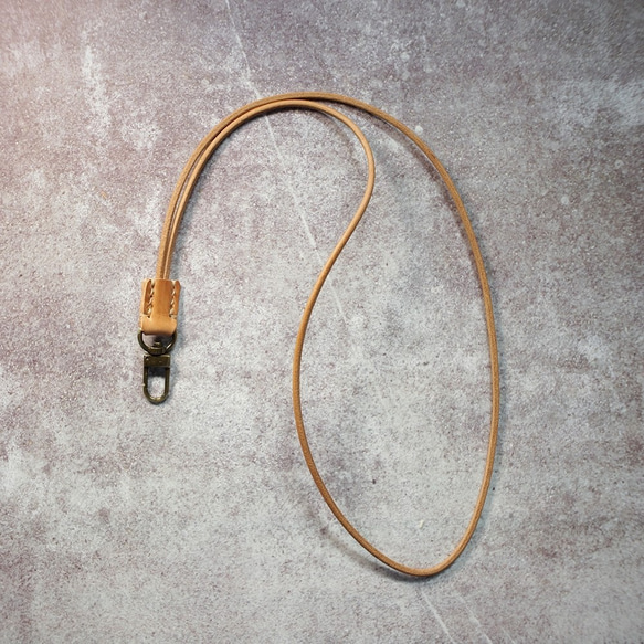 植鞣 牛革 純手工製 掛繩 吊繩 4色可選 第5張的照片