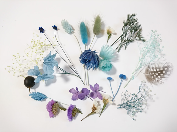 ６色から選べる花材アソート 色々セット ドライフラワー プリザーブドフラワー 3枚目の画像