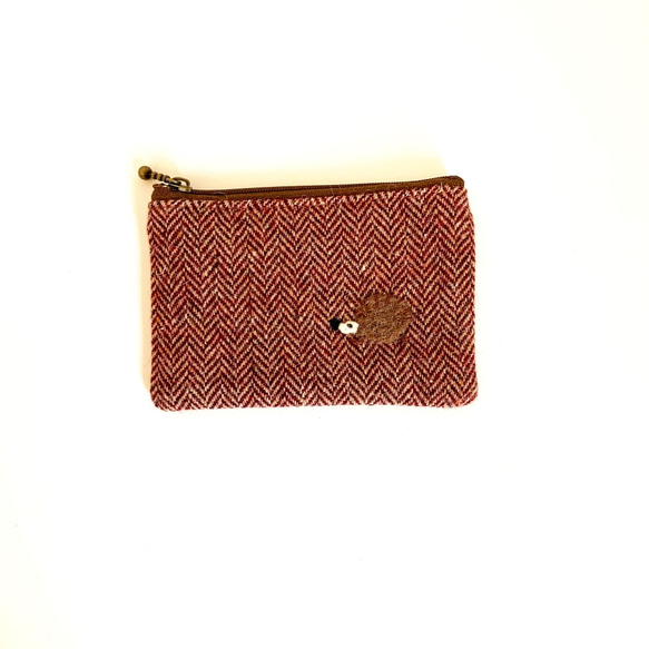 SALE Mini Flat Pouch (刺猬貼花⑧) 第1張的照片