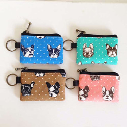 Mini·Coin Purse（法國鬥牛犬）請選擇4種顏色 第1張的照片