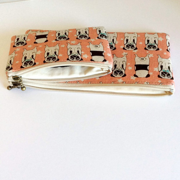 SALE Flat Pouch Set（帕格粉紅色） 第3張的照片