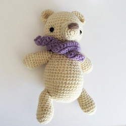 Amigurumi（Shiroku媽媽的紫色圍巾） 第2張的照片