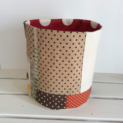 Round Bottom Basket Patchwork和HornetzuAppliqué②這是一點 第3張的照片