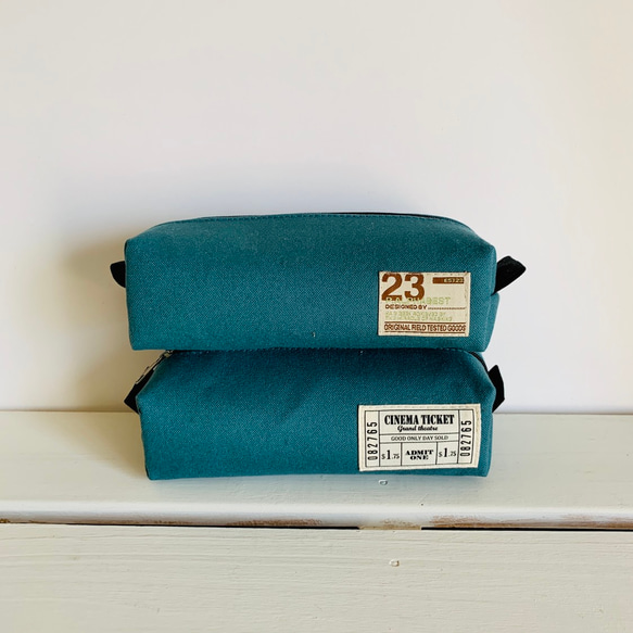 出售臥式盒裝袋（深綠色+標籤） 第5張的照片