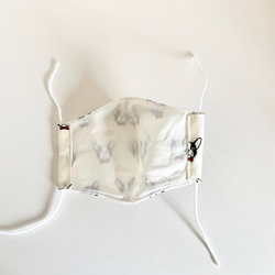 嬰兒立體面具（法國鬥牛犬灰白色） 第4張的照片
