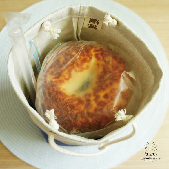 素敵な[ストーンウォッシュキャンバス]食料品ダブルカラーウォーターボトルバッグ、ミカキ 5枚目の画像