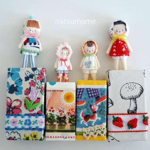レトロちゃん』小箱の小さいお人形 その他人形 mitsumame 通販