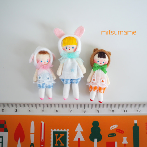 レトロちゃん』小箱の小さいお人形 その他人形 mitsumame 通販