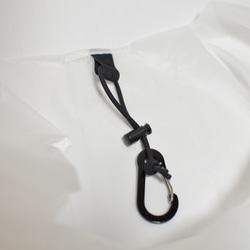 レジ袋風エコバッグ「小包レジバッグ」（コーデュラリップ使用） 6枚目の画像